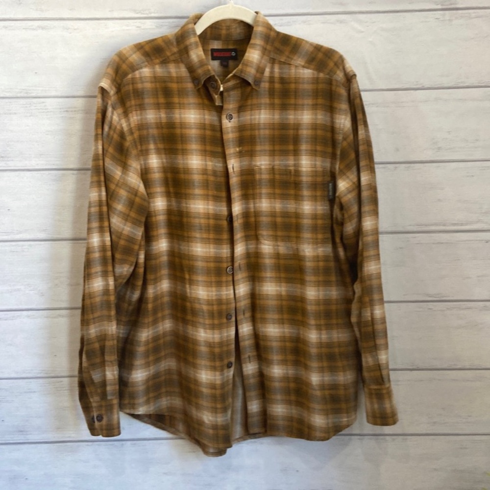 Wolverine Mens Plaid button down shirts